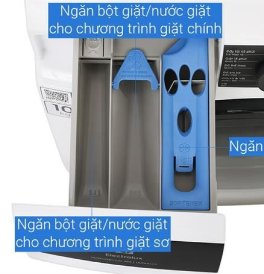 Máy giặt Electrolux UltimateCare 500 Inverter 10 kg EWF1023P5WC