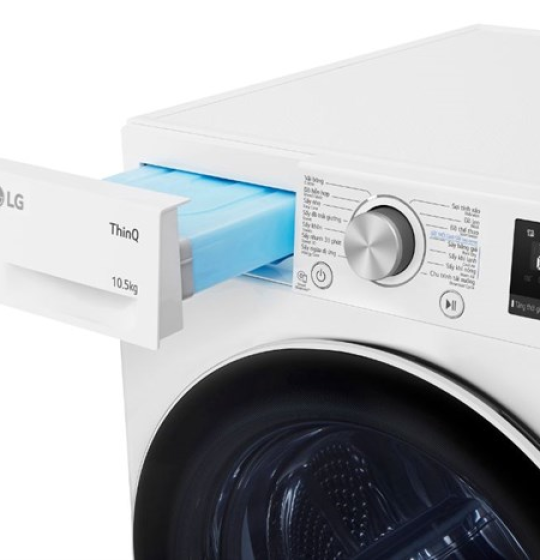 Máy sấy bơm nhiệt LG 10.5 kg DVHP50W