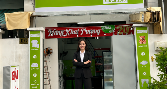 NHƯỢNG QUYỀN GIẶT SẤY : MÔ HÌNH KINH DOANH DOANH THU ỔN ĐỊNH