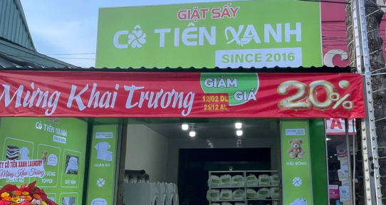 NHƯỢNG QUYỀN GIẶT SẤY – CƠ HỘI “HÁI RA TIỀN” CÙNG CÔ TIÊN XANH LAUNDRY
