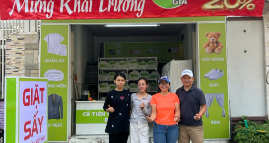 MÔ HÌNH GIẶT SẤY NHƯỢNG QUYỀN UY TÍN CÙNG CÔ TIÊN XANH : CHÌA KHOÁ VÀNG CHO CÁC NHÀ ĐẦU TƯ