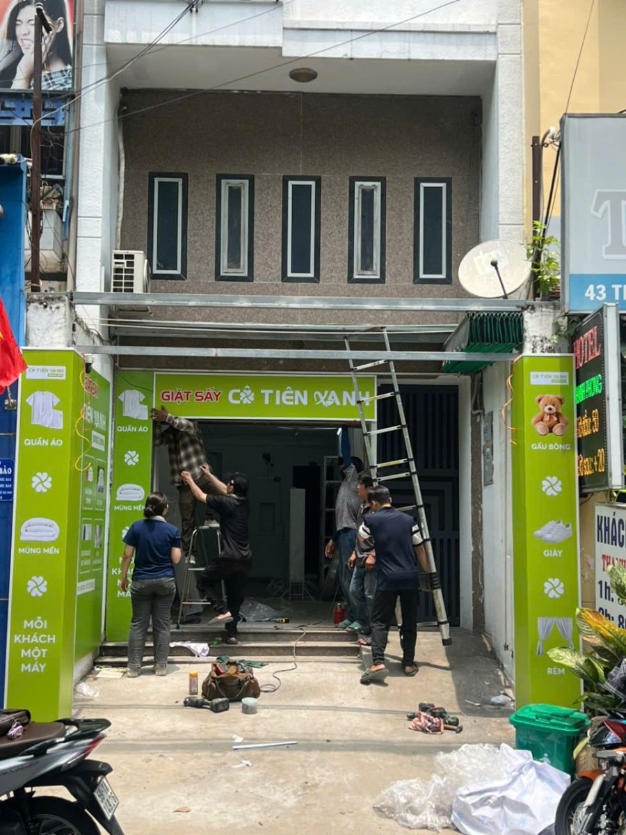 nhượng quyền giặt sấy