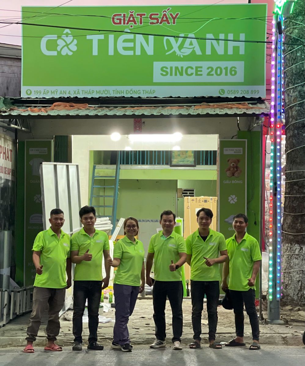 Nhượng quyền giặt sấy Cô Tiên Xanh