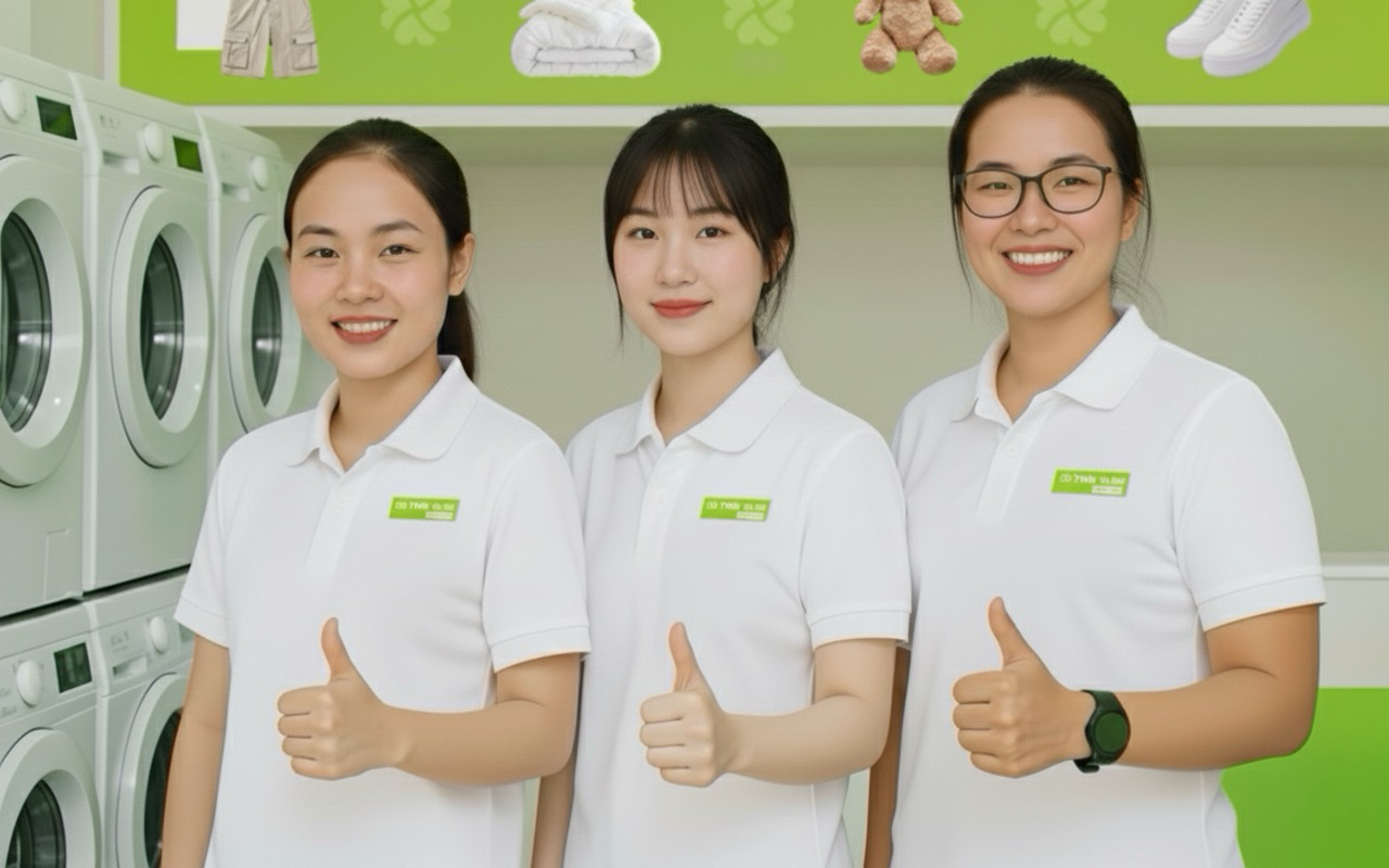 nhượng quyền giặt sấy - cô tiên xanh